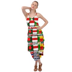 National Flags 1 Layered Bottom Dress