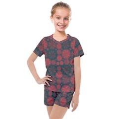 Zappwaits California Kids  Mesh Tee And Shorts Set