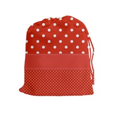 Polka Dots Two Times Drawstring Pouch (xl) by impacteesstreetwearten