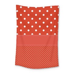 Polka Dots Two Times Small Tapestry by impacteesstreetwearten