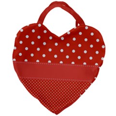 Polka Dots Two Times Giant Heart Shaped Tote by impacteesstreetwearten