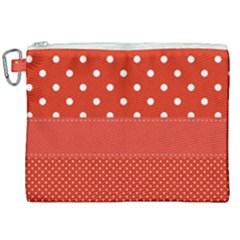 Polka Dots Two Times Canvas Cosmetic Bag (xxl) by impacteesstreetwearten