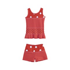 Polka Dots Two Times Kids  Boyleg Swimsuit by impacteesstreetwearten