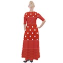 Polka Dots Two Times Half Sleeves Maxi Dress View2