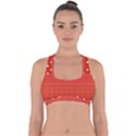 Polka Dots Two Times Cross Back Hipster Bikini Top  View1