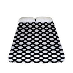 Dot Dots Dotted 2 Black Black Fitted Sheet (full/ Double Size) by impacteesstreetwearten