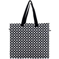 Dot Dots Dotted 2 Black Black Canvas Travel Bag by impacteesstreetwearten