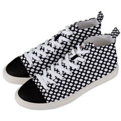 Dot Dots Dotted 2 Black Black Men s Mid-top Canvas Sneakers by impacteesstreetwearten