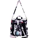 Girl With Flower Crossbody Backpack View3