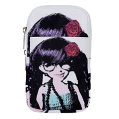 Girl With Flower Waist Pouch (Small)