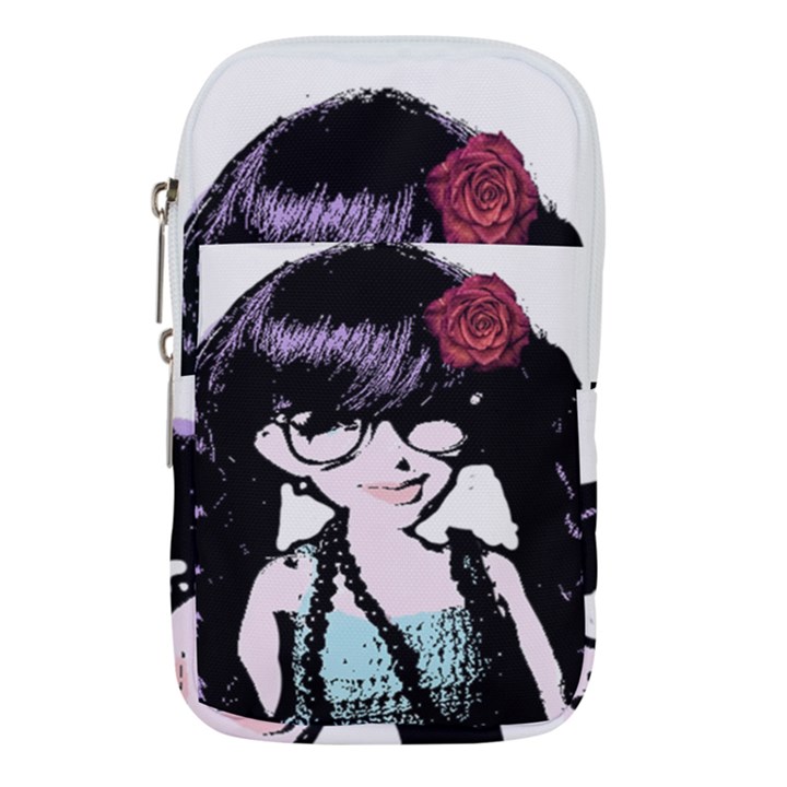 Girl With Flower Waist Pouch (Large)