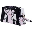 Girl With Flower Wristlet Pouch Bag (Large) View2