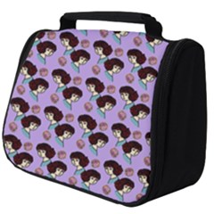 Redhead Girl Pattern Lilac Full Print Travel Pouch (big) by snowwhitegirl