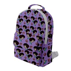 Redhead Girl Pattern Lilac Flap Pocket Backpack (large) by snowwhitegirl