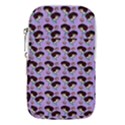 Redhead Girl Pattern Lilac Waist Pouch (Large) View1