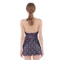 Girl Flower Pattern Grey Halter Dress Swimsuit  View2