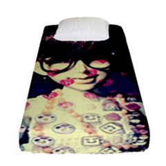 Retro Girl Fitted Sheet (single Size) by snowwhitegirl