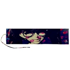 Retro Girl Roll Up Canvas Pencil Holder (l)