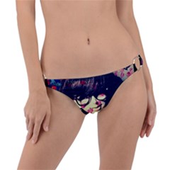 Retro Girl Ring Detail Bikini Bottom