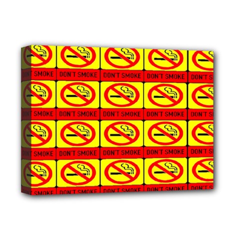 Dont Smoke Deluxe Canvas 16  X 12  (stretched)  by ArtworkByPatrick