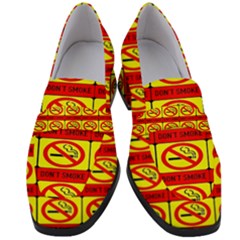 Dont Smoke Women s Chunky Heel Loafers by ArtworkByPatrick