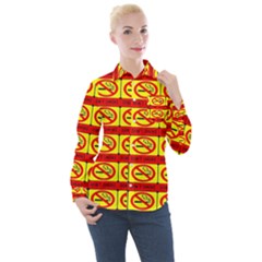 Dont Smoke Women s Long Sleeve Pocket Shirt