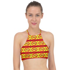 Dont Smoke Racer Front Bikini Top