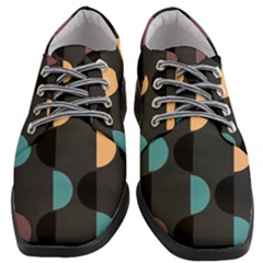 Abstract Background Modern Design Women Heeled Oxford Shoes