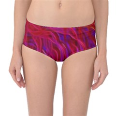 Background Texture Pattern Mid-waist Bikini Bottoms