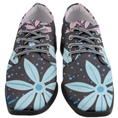 Pattern Nature Color Banner Modern Women Heeled Oxford Shoes