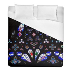 Barcelona Cathedral Spain Stained Glass Duvet Cover (full/ Double Size) by Wegoenart