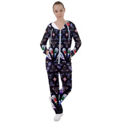 Barcelona Cathedral Spain Stained Glass Women s Tracksuit by Wegoenart