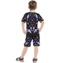 Barcelona Cathedral Spain Stained Glass Kids  Tee and Shorts Set View2