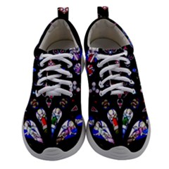 Barcelona Cathedral Spain Stained Glass Women Athletic Shoes