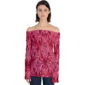 Background Abstract Surface Red Off Shoulder Long Sleeve Top View1