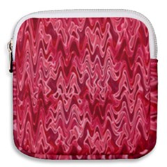 Background Abstract Surface Red Mini Square Pouch by Wegoenart