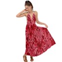 Background Abstract Surface Red Backless Maxi Beach Dress View1