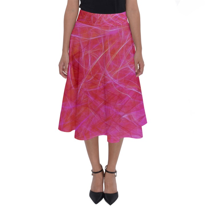 Background Abstract Texture Perfect Length Midi Skirt