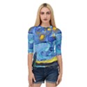 Painting Illustrations Vincent Van Gogh Quarter Sleeve Raglan Tee View1