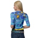 Painting Illustrations Vincent Van Gogh Quarter Sleeve Raglan Tee View2