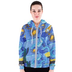 Painting Illustrations Vincent Van Gogh Women s Zipper Hoodie by Wegoenart