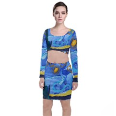 Painting Illustrations Vincent Van Gogh Top And Skirt Sets by Wegoenart