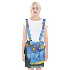 Painting Illustrations Vincent Van Gogh Braces Suspender Skirt by Wegoenart