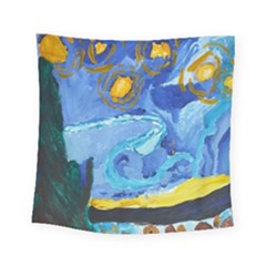 Painting Illustrations Vincent Van Gogh Square Tapestry (small) by Wegoenart