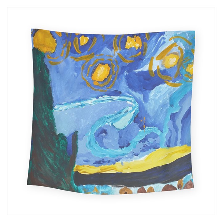 Painting Illustrations Vincent Van Gogh Square Tapestry (Small)