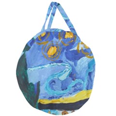 Painting Illustrations Vincent Van Gogh Giant Round Zipper Tote by Wegoenart