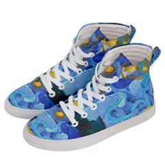 Painting Illustrations Vincent Van Gogh Women s Hi-top Skate Sneakers by Wegoenart