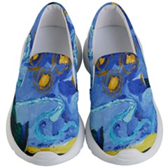 Painting Illustrations Vincent Van Gogh Kids  Lightweight Slip Ons by Wegoenart