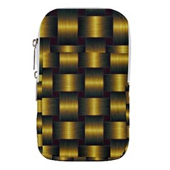 Background Pattern Desktop Metal Gold Golden Waist Pouch (small)