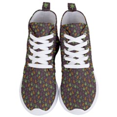 Tribal Leaves House Art Tribal Art Women s Lightweight High Top Sneakers by Wegoenart